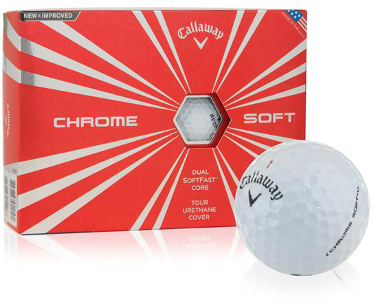 Callaway Chrome Soft golfballen bedrukken bij Golfbaldrukkerij.nl