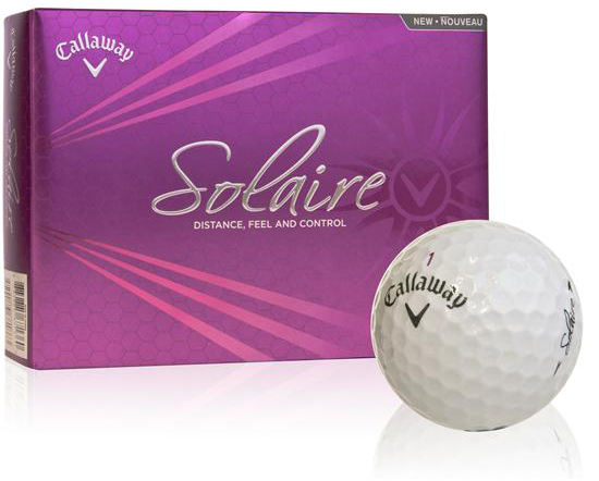 Callaway Solaire golfballen bedrukken bij Golfbaldrukkerij.nl